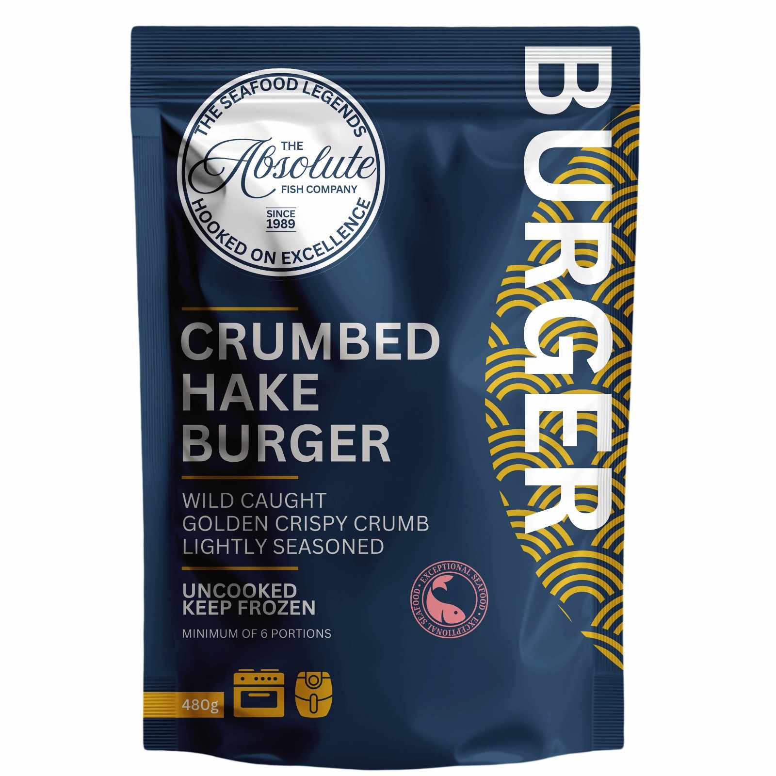 Crumbed Hake Burgers | 480g