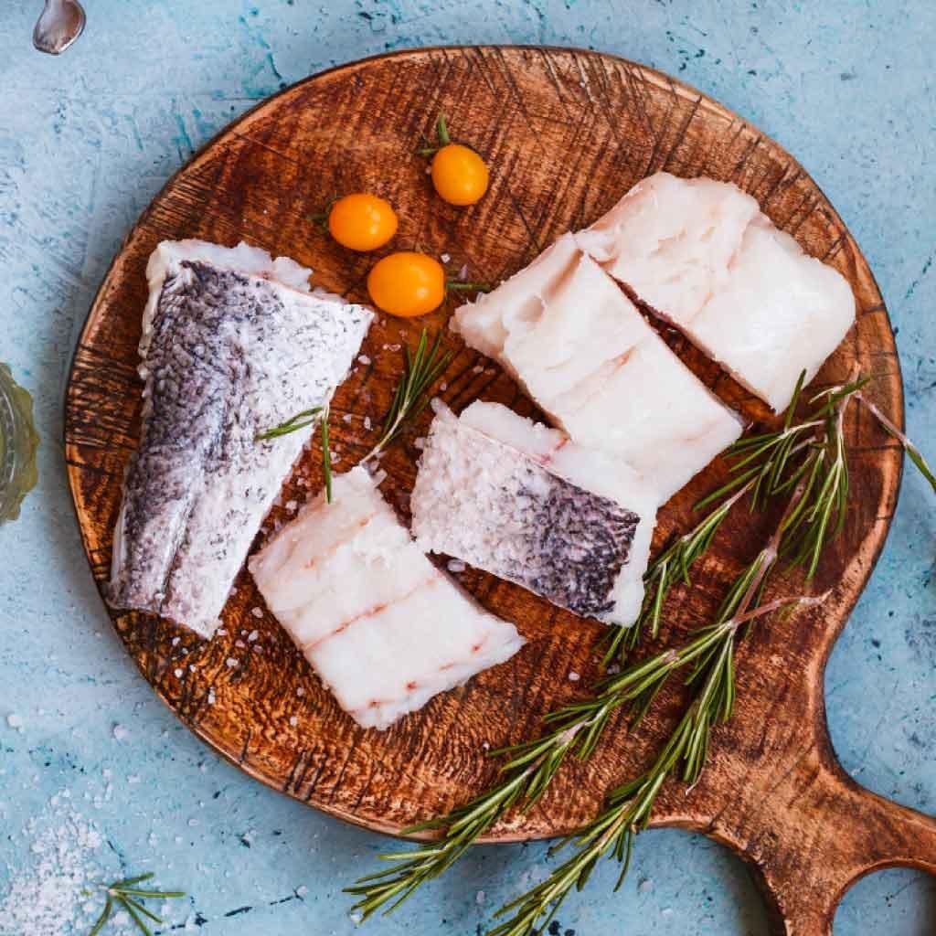 6 Hake Portions | Skin-on | 900g
